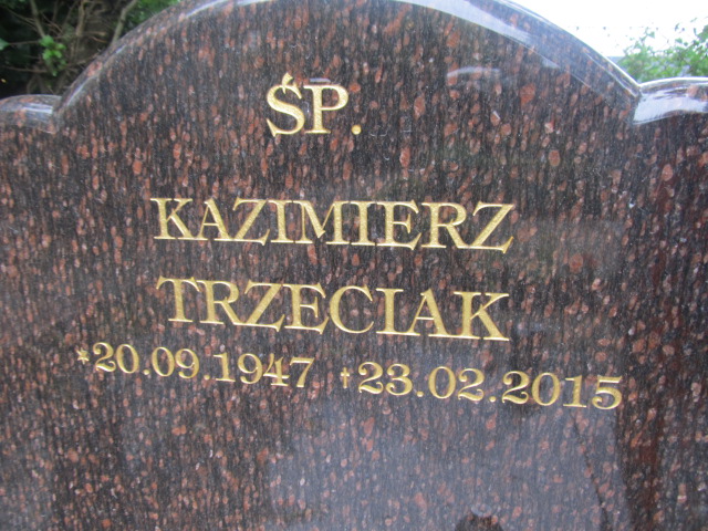 Kazimierz Trzeciak 1947 Przybiernów - Grobonet - Wyszukiwarka osób pochowanych