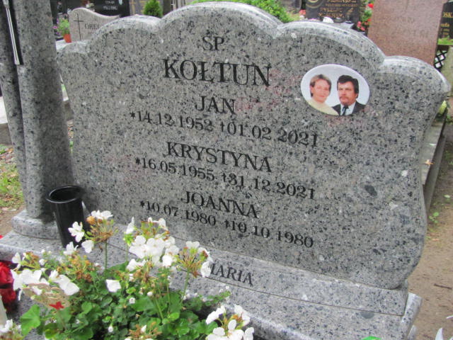 Jan Kołtun 1952 Przybiernów - Grobonet - Wyszukiwarka osób pochowanych