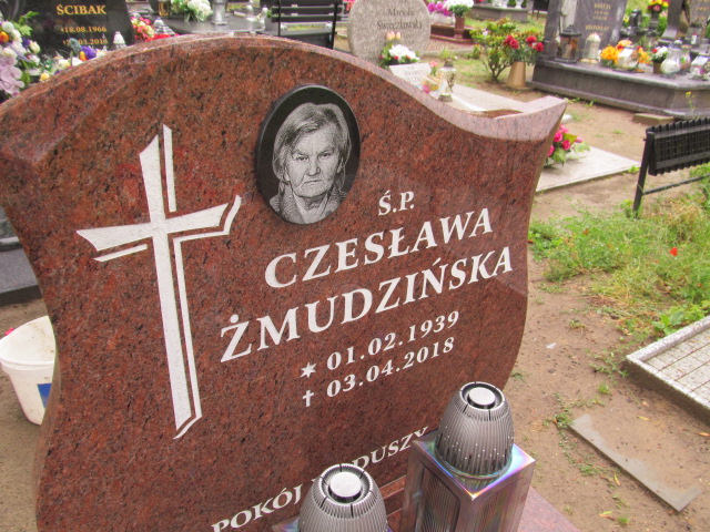 Czesława Żmudzińska 1939 Przybiernów - Grobonet - Wyszukiwarka osób pochowanych