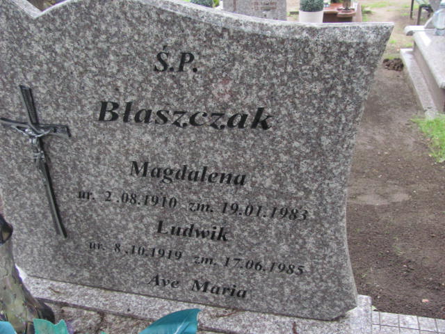 Magdalena Błaszczak 1910 Przybiernów - Grobonet - Wyszukiwarka osób pochowanych