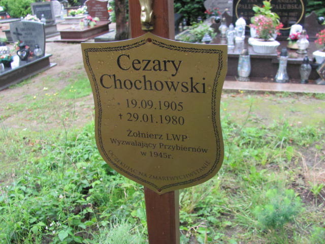 Cezary Chochowski 1905 Przybiernów - Grobonet - Wyszukiwarka osób pochowanych