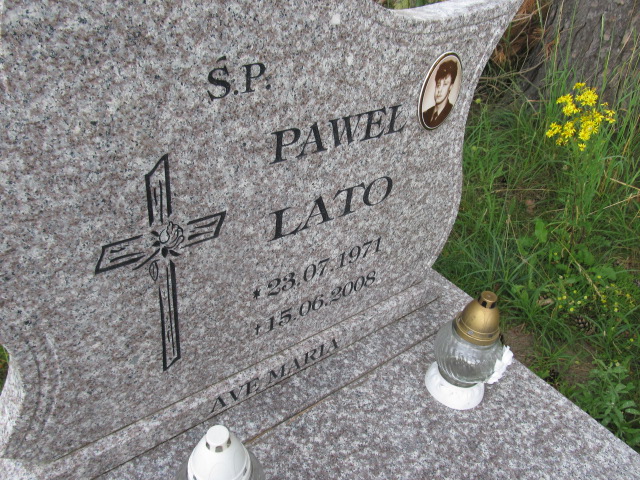 Paweł Lato 1971 Przybiernów - Grobonet - Wyszukiwarka osób pochowanych