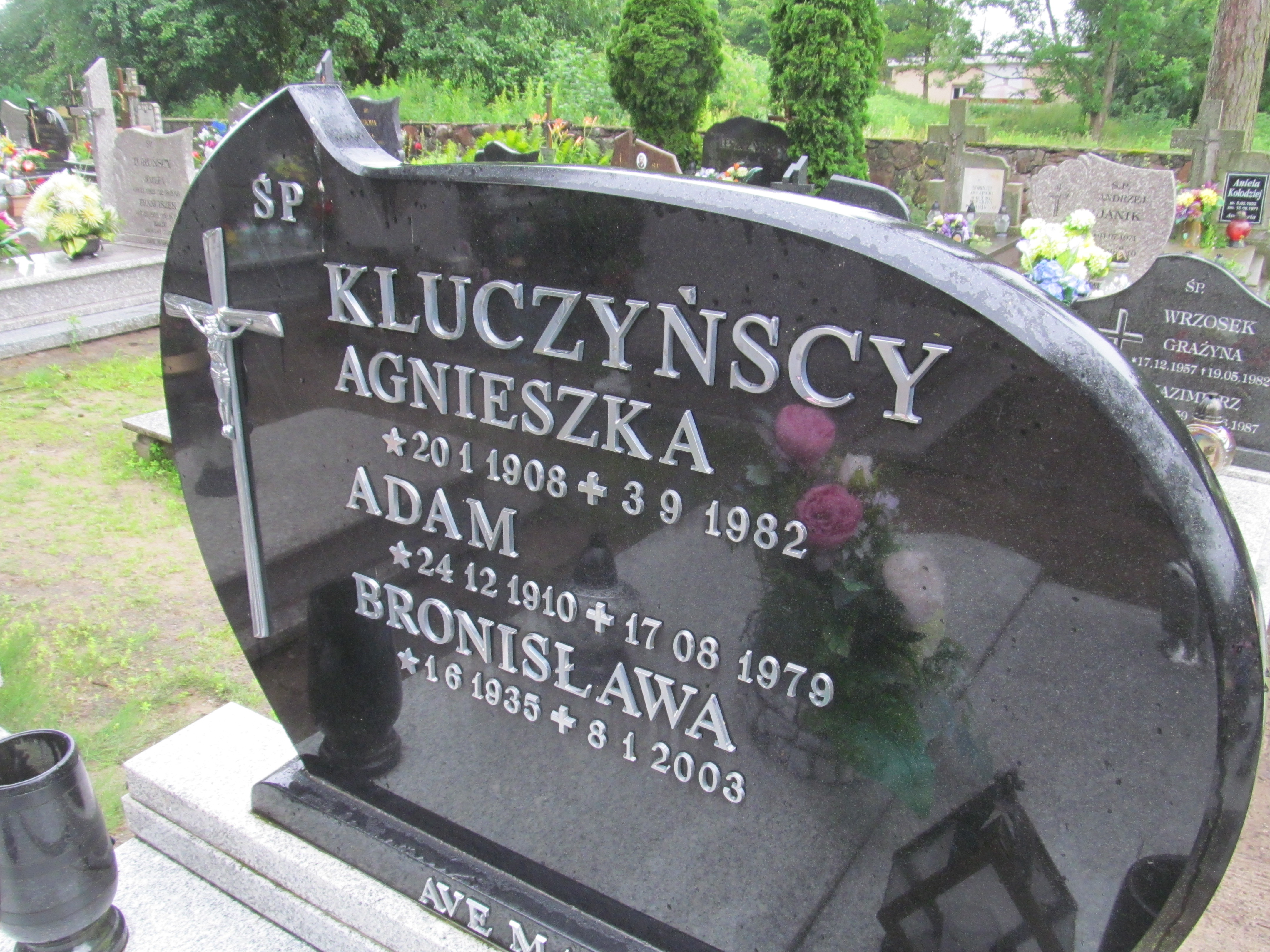 Adam Kluczyński 1910 Przybiernów - Grobonet - Wyszukiwarka osób pochowanych