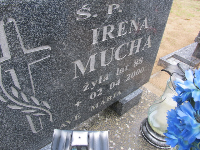 Irena Mucha Przybiernów - Grobonet - Wyszukiwarka osób pochowanych